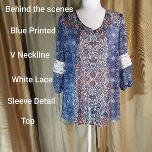 Behind the scenes top size M